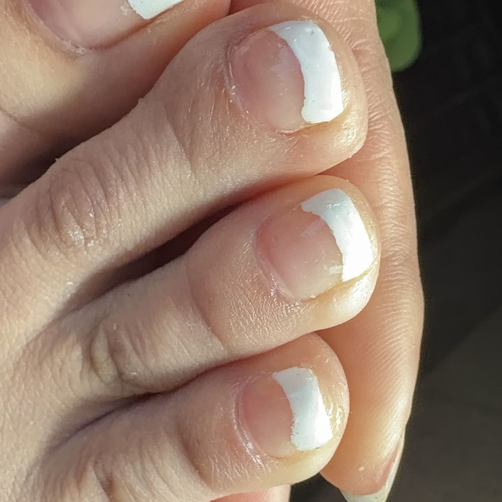 Friendly Nail - French Pedicure regular polish - Nail Salons Near Me - Gilbert, Arizona Friendly Nail - French Pedicure regular polish - Nail Salons Near Me - Gilbert, Arizona