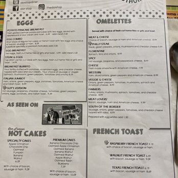 The Dor-Stop Restaurant - Menu - Breakfast & Brunch Near Me - Pittsburgh, Pennsylvania The Dor-Stop Restaurant - Menu - Breakfast & Brunch Near Me - Pittsburgh, Pennsylvania