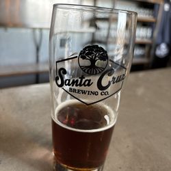 Santa Cruz Brewing - Delicious Honey Brown Ale going down!