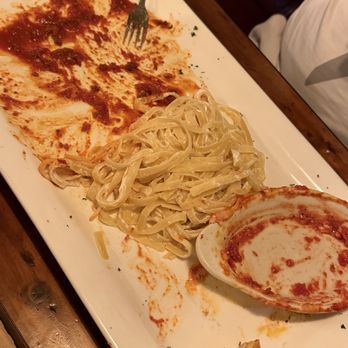 Rosa's Italian Restaurant - The TRIO is pictured here.The fettuccini did not meet expectations that's for sure. - Italian Near Me - Visalia, California Rosa's Italian Restaurant - The TRIO is pictured here.The fettuccini did not meet expectations that's for sure. - Italian Near Me - Visalia, California