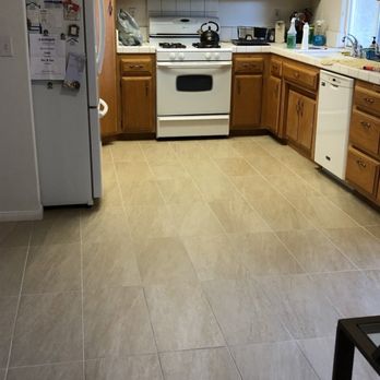 Orion Flooring - New Italian porcelain flooring installed in kitchen. - Flooring Near Me - Hesperia, California