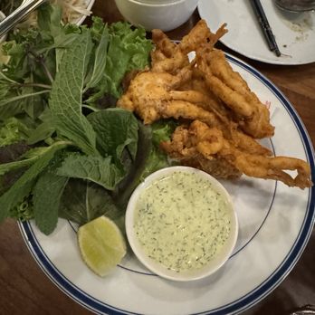 Lunch Lady - Soft shell crab fritters - Vietnamese Near Me - Toronto, Ontario Lunch Lady - Soft shell crab fritters - Vietnamese Near Me - Toronto, Ontario