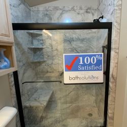 Five Star Bath Solutions of Sioux Falls - Another happy customer in Sioux Falls, SD! Our team at Five Star Bath Solutions transformed their bathroom with a beautiful new shower.