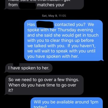 Archer Management Group - Start of the text conversation after the initial phone conversation... - Property Management Near Me - Temecula, California