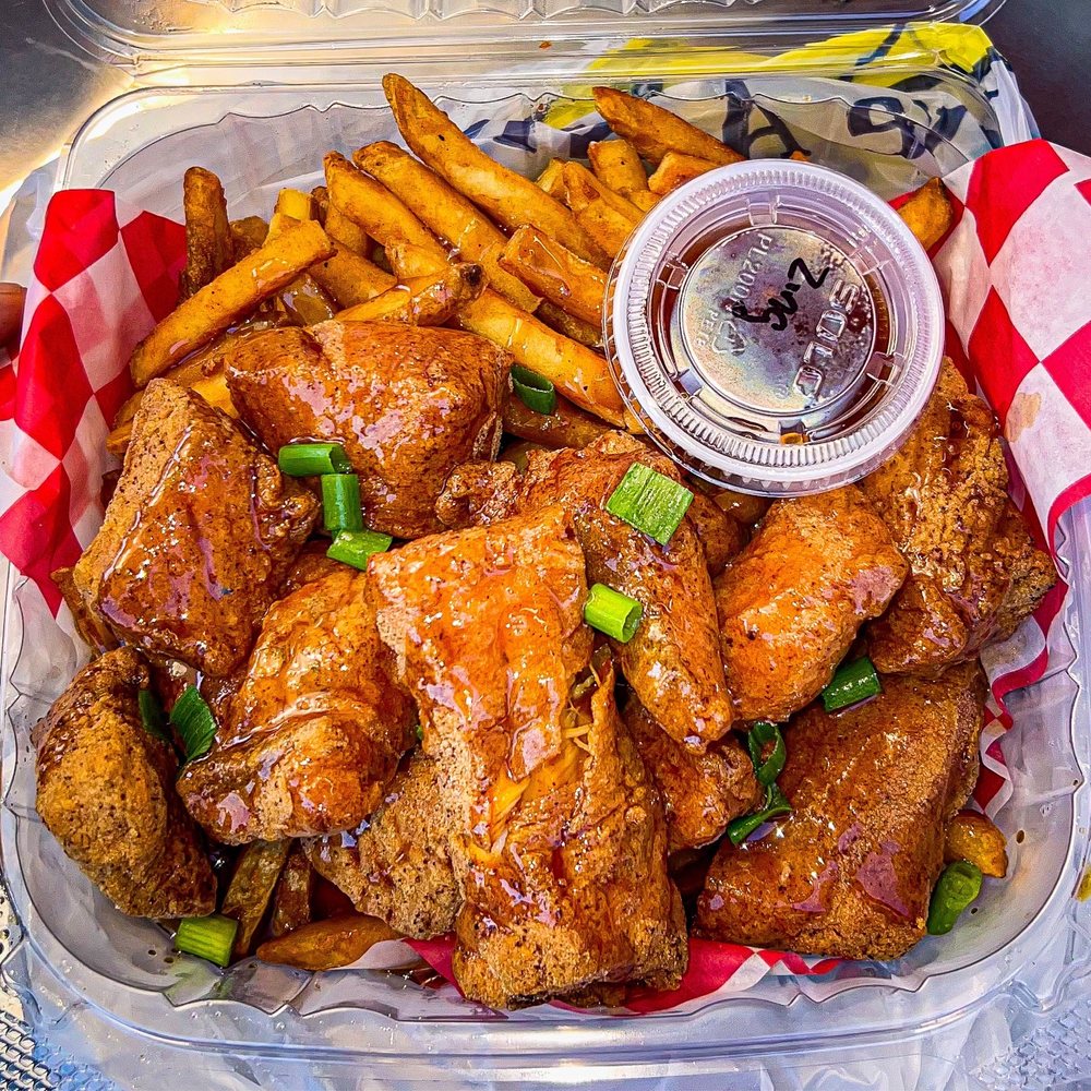 Double Fried Salmon Bites Combo Double Fried Salmon Bites Combo