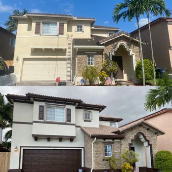 CertaPro Painters - Top is before and the bottom is after! They truly did amazing work. - Painters Near Me - Miami, Florida CertaPro Painters - Top is before and the bottom is after! They truly did amazing work. - Painters Near Me - Miami, Florida