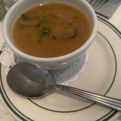 Mint Bar & Grill - Steak and potato soup.