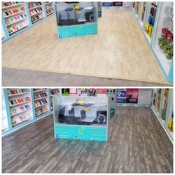 Floor Decor - Check out this awesome before and after transformation! #luxuryvinyl