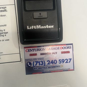 Centurion Overhead Doors - Easy access for future repair and new spring replacement - Garage Door Services Near Me - Houston, Texas Centurion Overhead Doors - Easy access for future repair and new spring replacement - Garage Door Services Near Me - Houston, Texas