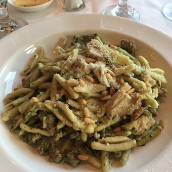 Alma Nove - Cavatelli, sausage, house-smoked chicken, rapini pesto, pine nuts - Italian Near Me - Hingham, Massachusetts Alma Nove - Cavatelli, sausage, house-smoked chicken, rapini pesto, pine nuts - Italian Near Me - Hingham, Massachusetts