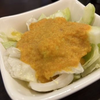 Sushi Yama - House Salad (no tomatoes) with Ginger Dressing - Sushi Bars Near Me - Orlando, Florida Sushi Yama - House Salad (no tomatoes) with Ginger Dressing - Sushi Bars Near Me - Orlando, Florida