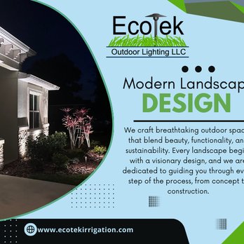 Ecotek Outdoor Lighting - Modern Landscape Design - Landscape Architects or Designers Near Me - Clermont, Florida