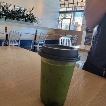 Bakery Lorraine - Matcha drink with extra matcha - Bakeries Near Me - Austin, Texas