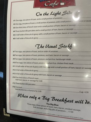 Menu photo 4 Blue Plate Cafe Hayden, ID