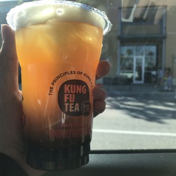 Kung Fu Tea - Passion Fruit Green Tea - Bubble Tea Near Me - San Marcos, California Kung Fu Tea - Passion Fruit Green Tea - Bubble Tea Near Me - San Marcos, California