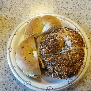 Newtown Bagel - Everything Bagel & Jalapeño Bagel with cream cheese - Bagels Near Me - Newtown, Pennsylvania Newtown Bagel - Everything Bagel & Jalapeño Bagel with cream cheese - Bagels Near Me - Newtown, Pennsylvania