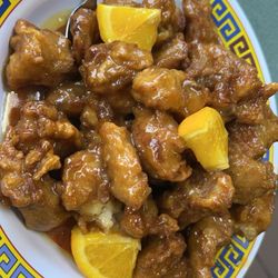 Mandarin Plaza - Pollo Naranja (Orange chicken)