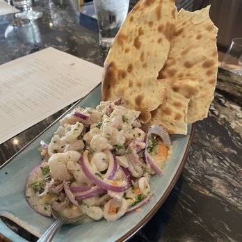 Bolero Restaurante - Calamari ceviche - Tapas/Small Plates Near Me - Temecula, California