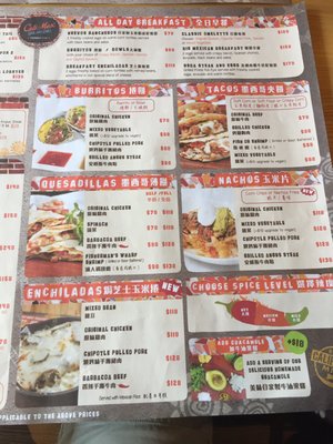 Menu photo 2 Cali-Mex Hong Kong, HK
