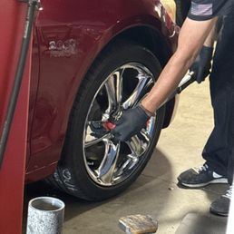 My repaired wheel My repaired wheel