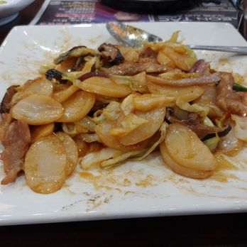 Mama Lu's Dumpling House - Well, at least we still had some of the Shanghai Rice Cakes left over. :) - Shanghainese Near Me - Arcadia, California