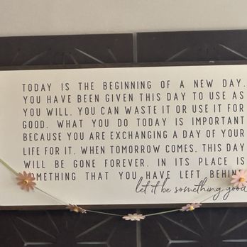 Montague Brothers Coffee - Beautiful daily motto! - Coffee & Tea Near Me - Wildomar, California