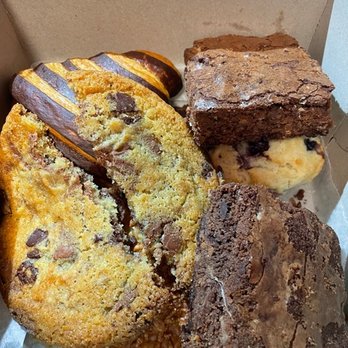 Sift Bake Shop - Large chocolate chip cookie, two brownies and - Bakeries Near Me - Mystic, Connecticut Sift Bake Shop - Large chocolate chip cookie, two brownies and - Bakeries Near Me - Mystic, Connecticut