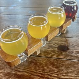 Flight of their lighter beers