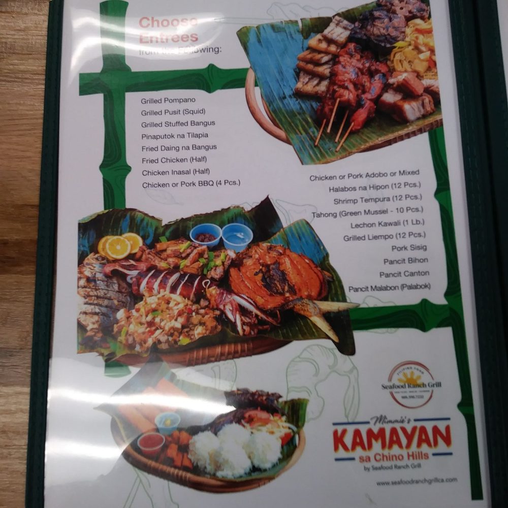 Seafood Ranch Grill - Menu - Filipino Near Me - Chino Hills, California