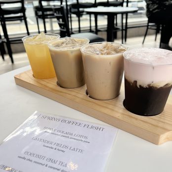 Two Sisters Coffee - Spring Coffee Flight - Coffee & Tea Near Me - Olympia, Washington Two Sisters Coffee - Spring Coffee Flight - Coffee & Tea Near Me - Olympia, Washington