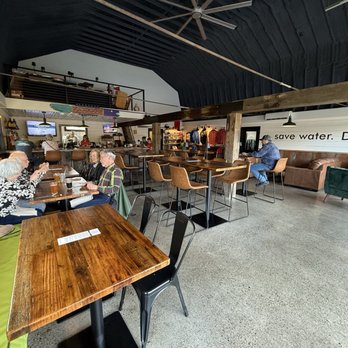 Musquito Harbor - Interior  Shots and the smash burger. - Brewpubs Near Me - Winter Harbor, Maine