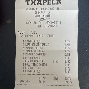Txapela - Bill - Basque Near Me - Madrid, M