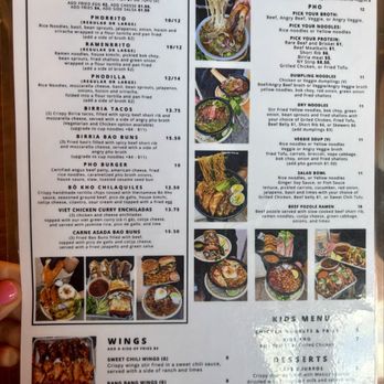 Cris and John - Back of menu - Vietnamese Near Me - Dallas, Texas Cris and John - Back of menu - Vietnamese Near Me - Dallas, Texas