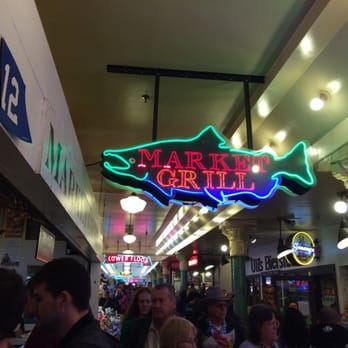 Market Grill - Can't miss the sign! - Seafood Near Me - Seattle, Washington Market Grill - Can't miss the sign! - Seafood Near Me - Seattle, Washington