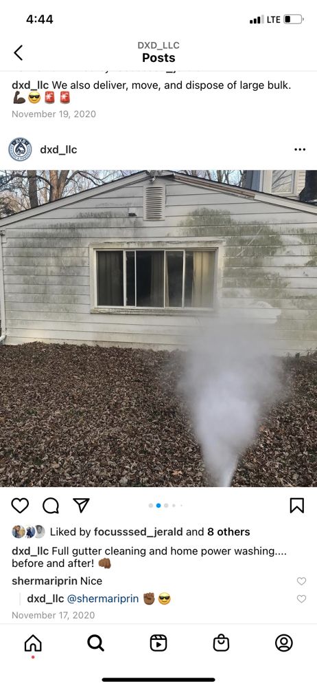 Slide of DXD Draining & Power Washing