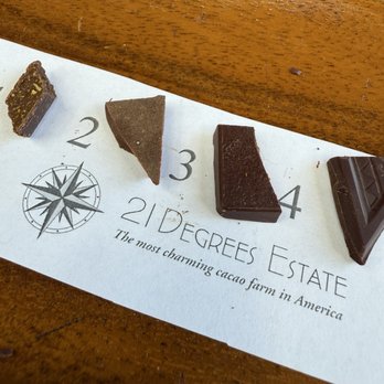 21 Degrees Estate - REAL CHOCOLATE!! - Tours Near Me - Kaneohe, Hawaii