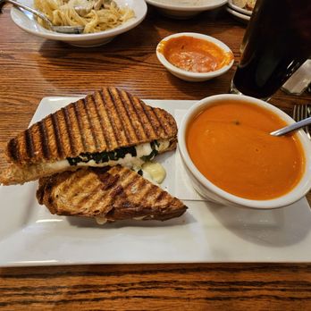 Red Gravy - Panni grilled cheese with Tomato Bisque - Italian Near Me - Colorado Springs, Colorado Red Gravy - Panni grilled cheese with Tomato Bisque - Italian Near Me - Colorado Springs, Colorado