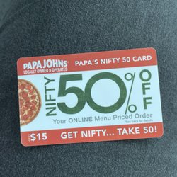 Coupon card
