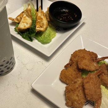 Hello Pho - Fried Pot Stickers (5pc) , Coconut Shrimp (5pc) , Taro Bubble Tea - Vietnamese Near Me - Puyallup, Washington