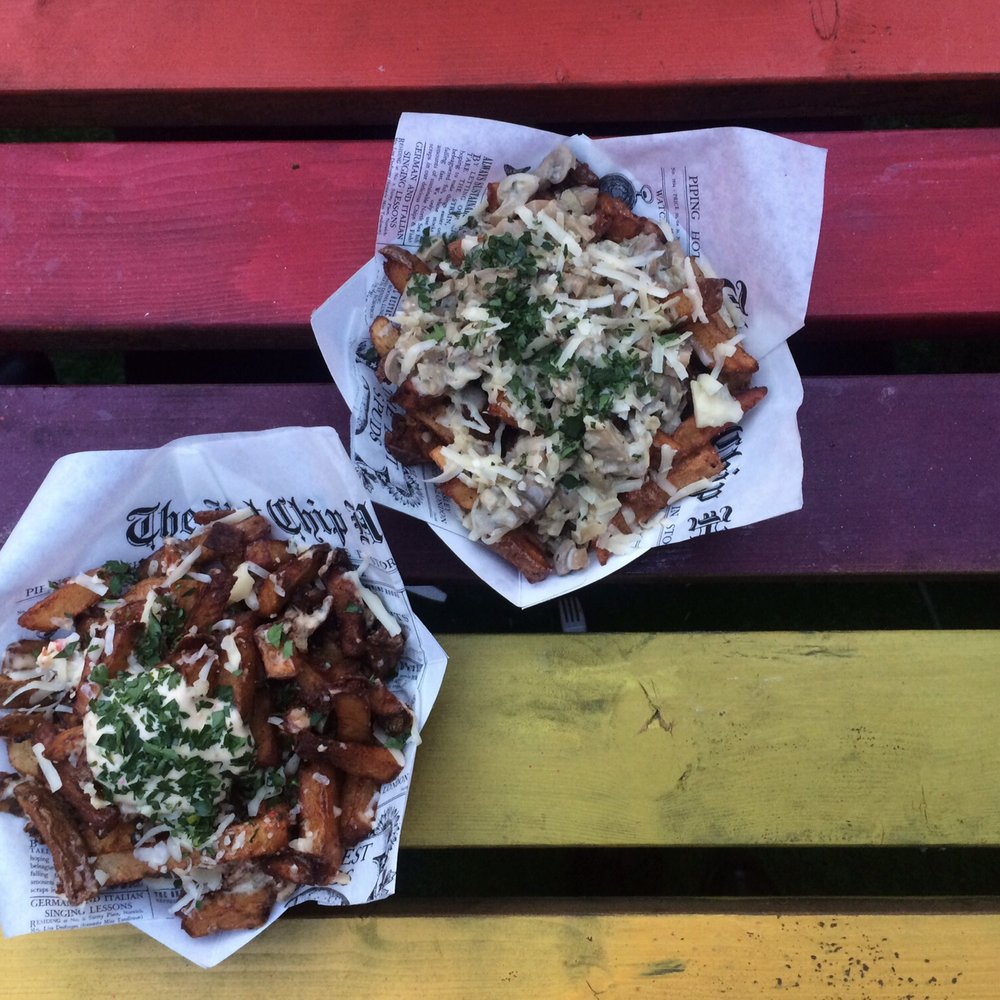 Mushroomy goodness + satay goodness