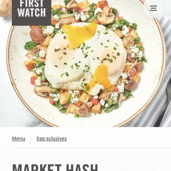 First Watch - This is the website image of the same meal. - Breakfast & Brunch Near Me - Boynton Beach, Florida