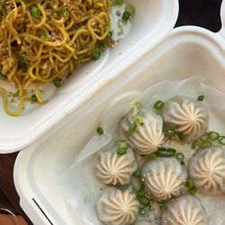 Sokai Pacific Rim - Garlic Noodles and Soup Dumplings