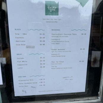 Paper Son Coffee - Menu - Coffee & Tea Near Me - San Francisco, California Paper Son Coffee - Menu - Coffee & Tea Near Me - San Francisco, California