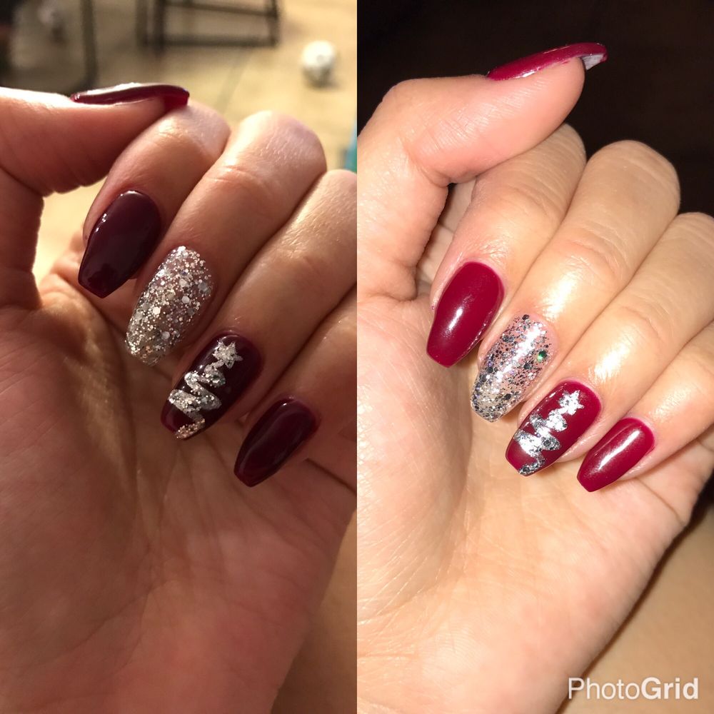 Nail Tech - Katie never fails! Look at these super cute holiday nails!!! - Nail Salons Near Me - Henderson, Nevada
