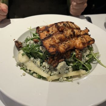 Gregorio's Trattoria - Arugula Pear salad with Salmon added - Italian Near Me - Potomac, Maryland