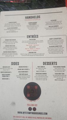 Menu photo 4 My Stomping Grounds Haltom City, TX