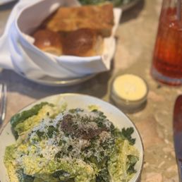 Amazing, quality caesar with the best butter rolls Amazing, quality caesar with the best butter rolls