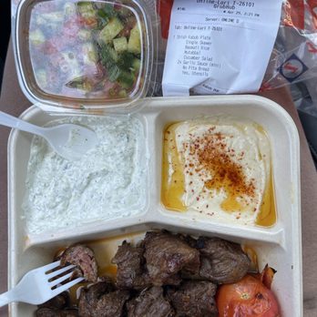 Zankou Chicken - Shish Kabob Plate - Mediterranean Near Me - Burbank, California Zankou Chicken - Shish Kabob Plate - Mediterranean Near Me - Burbank, California