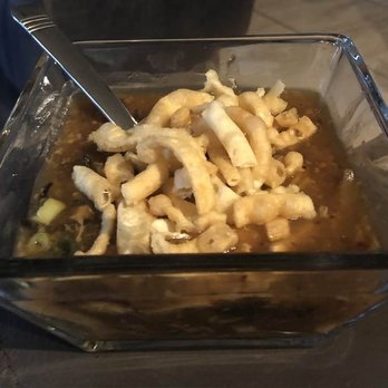 Hana - Ordered 2 large Hot and Sour Soups and they insisted on paying for a 2nd bag of Won Ton crispy noodles. - Japanese Near Me - Missouri City, Texas Hana - Ordered 2 large Hot and Sour Soups and they insisted on paying for a 2nd bag of Won Ton crispy noodles. - Japanese Near Me - Missouri City, Texas