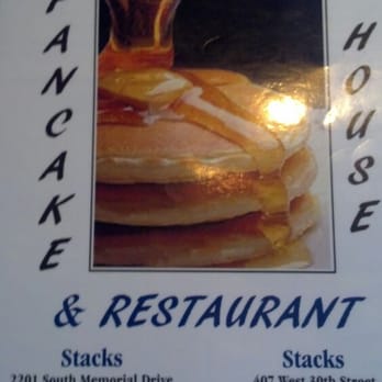Stacks - a picture of pancakes and restaurant menu - Breakfast & Brunch Near Me - Connersville, Indiana
